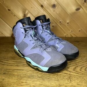 Size 6Y Air Jordan 6‎ Retro GG High Iron Purple 543390-508